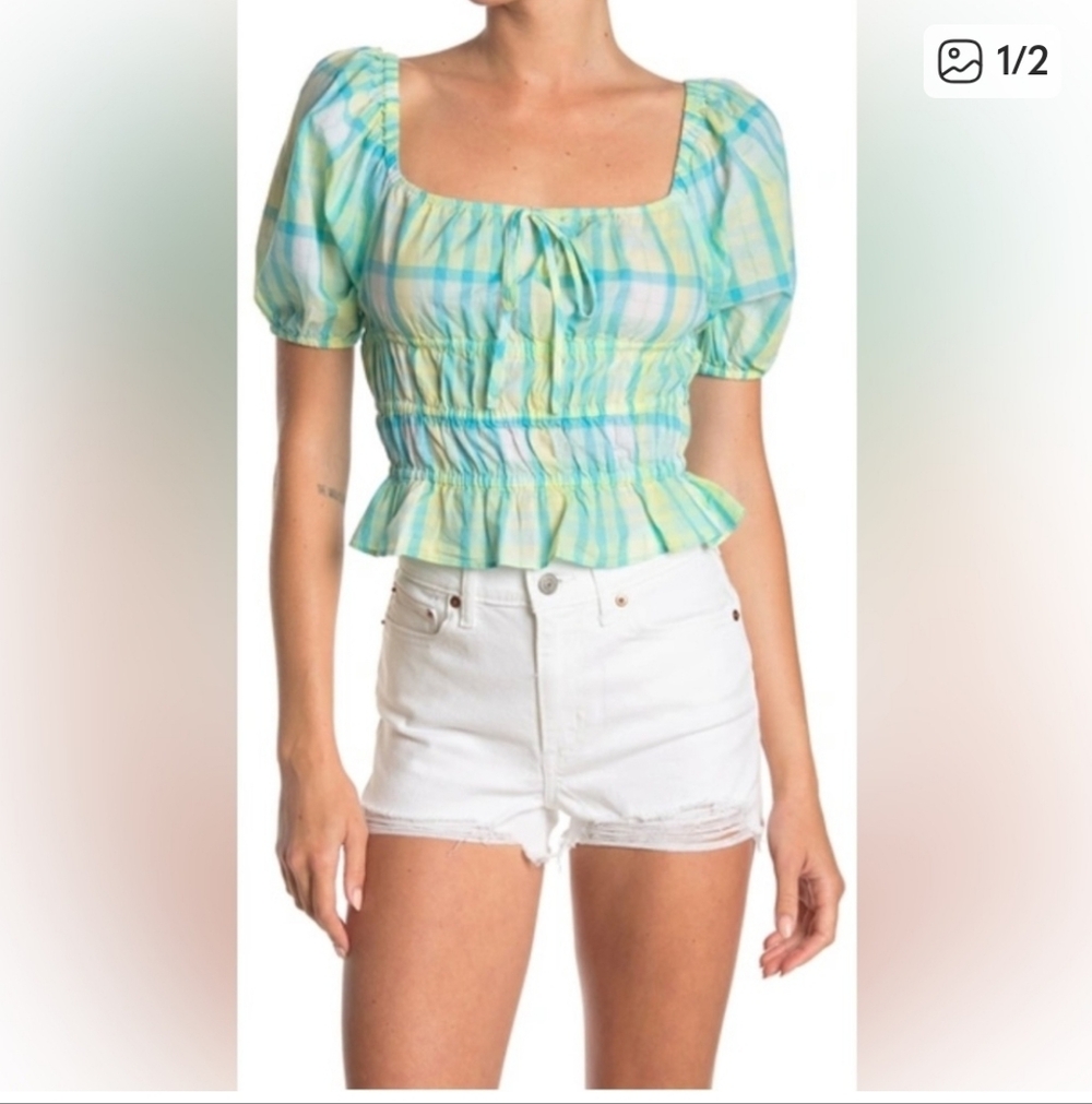 New! Abound By Nordstrom Square Front Top. Amanda Plais Size Small